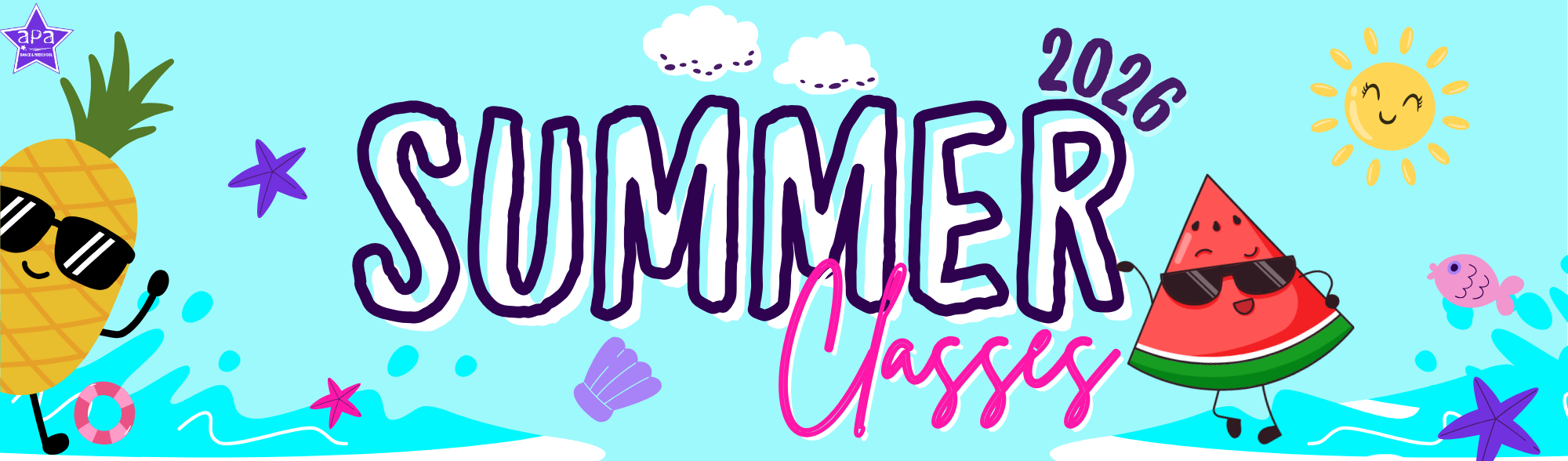 Summer Website Header (8.5 x 2.5 in)
